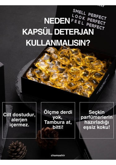 Chamashir 3'lü Tanışma Paketi-kapsül Çamaşır Deterjanı Freesia-kurutma Mendili-yün Kurutma Topu Diğer