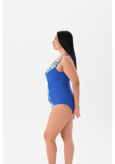 4012my V Yaka Mayo Sax Mavisi Çok Renkli