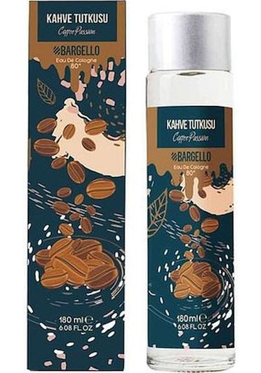 Bargello Kahve Tutkusu 180 Ml Cam  Dökme Kapak Kolonya Edc
