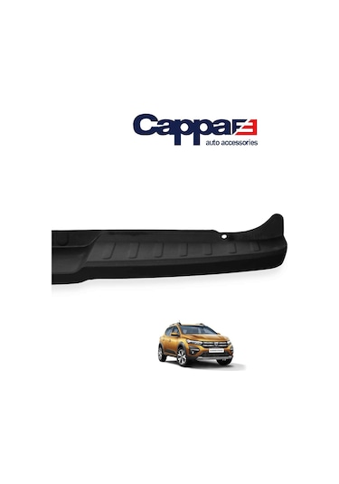 Cappafe Dacia Sandero Arka Tampon Eşiği Koruma Parlak Abs 2021 N11.7364