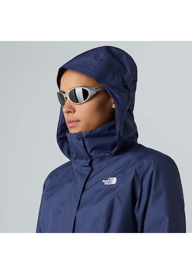 The North Face Evolve Iı Triclimate Kadın Lacivert Kapüşonlu Mont Lacivert