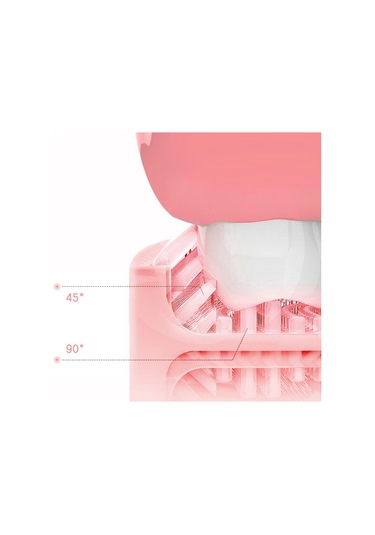 Sones Çocuk Ağız Elektrikli Diş Fırçası U Şeklinde Sonic Akıllı Elektrikli Diş Fırçası Mavi