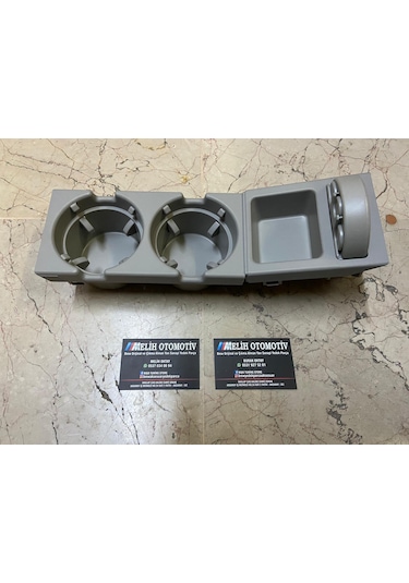 Bmw 3 Serisi E46 Orta Konsol Bardaklık Seti Gri