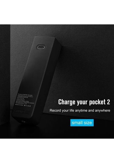 Cbtx Startrc St1109089 Djı Pocket 2 Kamera Sabitleyici Gimbal Güç Bankası 1/4 İnç Vidalı Delekli Taşınabilir Şarj Cihazı