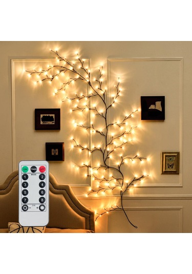 144 Led 8 Mod + Uzaktan Kumandalı Yapışkanlı Günışığı Ledli