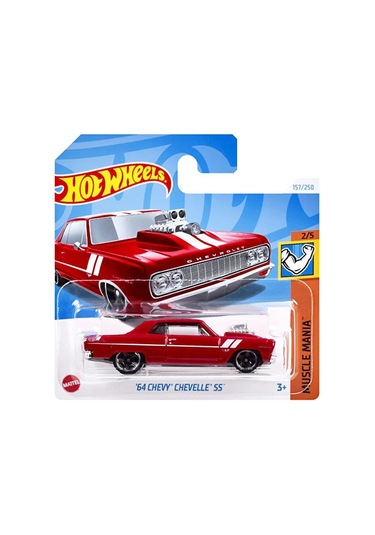 Hot Wheels Tekli Arabalar 64 Chevy Chevelle Ss Muscle Mania Htc58