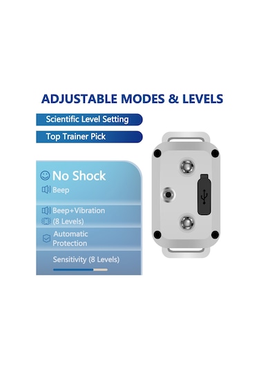 Geeksen Köpek Eğitim Cihazı Köpekler İçin Havlama Tasması Renkli Ekran Akıllı