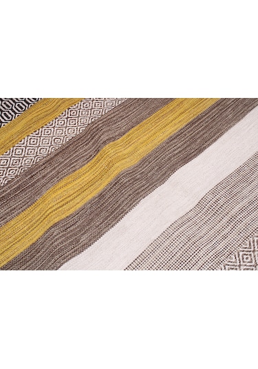 My Home Halı Trb-04 Sarı İskandinav El Dokuma Kilim Sarı