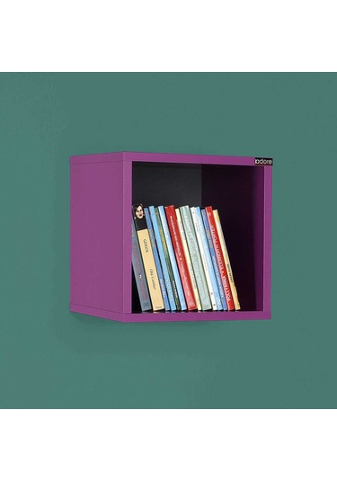 Adoremobilya Rainbow Genç Odası Duvar Raf-Mor