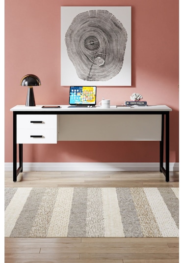 Ms2c Çalışma Masası,ofis Masası - 70x160 Cm - Beyaz Ms2c - 160 - Beyaz