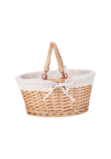 Homyl Çiftlik Evi Bahçe Düğünü Için Tutamak Rattan Beyaz