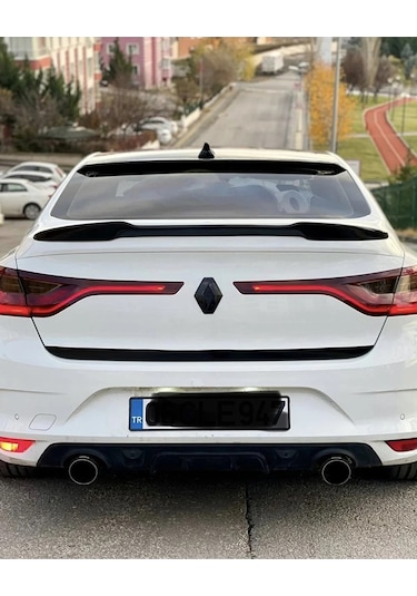 Renault Megane 4 Sedan Uyumlu Yarasa M4 Spoiler Pianoblack İthal