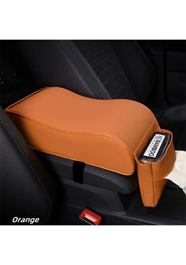 Xuweiwei Beige Color Araç Kolçak Yükseltici Merkezi Konsol Çok Fonksiyonlu Ön Depolama Kılıfı