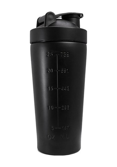 Musclecloth Paslanmaz Çelik Shaker 739 Ml Siyah-SİYAH