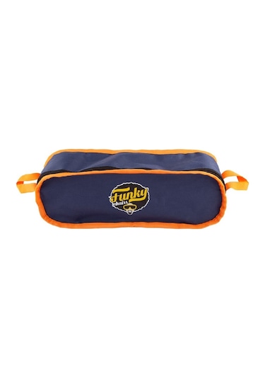 Funky Chaırs Pratik Cepli Çantalı Kamp Sandalyesi Lacivert/turuncu Lacivert
