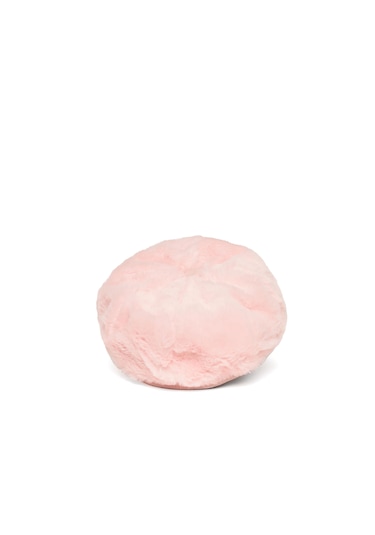 Berellini Tavşan Tüyü - Bayan Maxi Bermuda Pembe