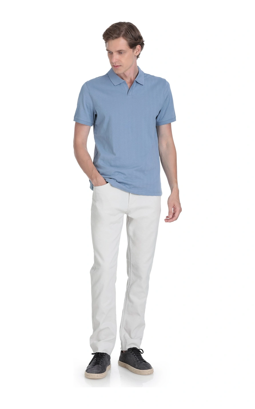 Hatemoğlu İndigo Regular Fit Apaş Yaka Pamuklu Tişört 35782 11764832