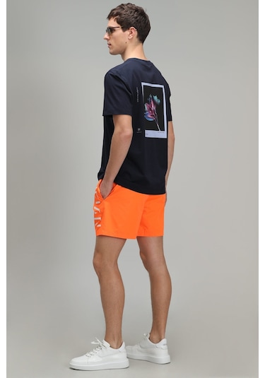 Lufian Thor Erkek Deniz Şortu Turuncu 111220086100750 Turuncu