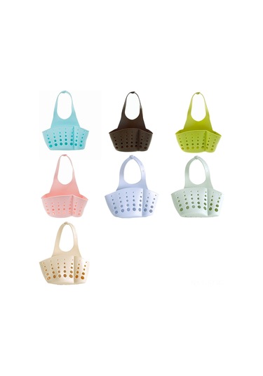 Xindoker Mutfak Lavabo Organizer Pvc Askılı Çantı: Suyu Süzme, Sprey, Sabun Ve Küçük Gereçler İçin Uygun, Dayanıklı Malzeme İle Yapıldı Gri Mavi Diğer