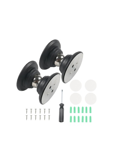 Suntek 2x Rv Kapı Durdurucu Kargo Römork Bölmeleri Için Siyah