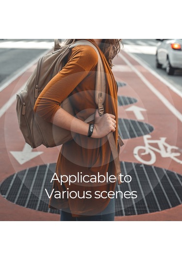 Kosona Siyah Q2 Dış Mekan Ultrasonik Kovucu Bileklik - 3 Seviye Ayar, Saat Gösterimi, Hamile Ve Bebek Uygun