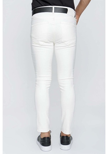 Efor 099 Beyaz Jean Pantolon Beyaz