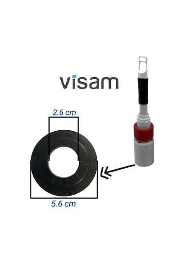 Visam Rezervuar Iç Takım Conta Gömme Rezervuar Contası Siyah