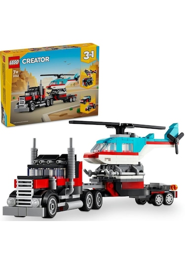 LEGO® Creator 31146 Helikopterli Açık Kasa Kamyon 270 Parça