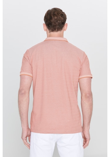 Ac&Co / Altınyıldız Classics 4A4820200047Ktes Düğmeli Polo Yaka Cepsiz Slim Fit Erkek Tişört Kiremit - Bej Ac&Co / Altınyıldız Classics 4A4820200047Ktes Düğmeli Polo Yaka Cepsiz Slim Fit Erkek Tişört Kiremit - Bej