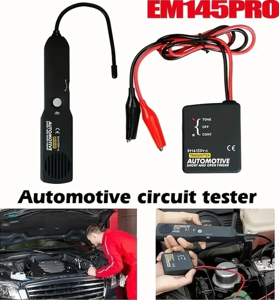 Willowhaven Siyah Araç Kısa Devre Ve Açık Devre Dedektörü, Kablolama Sorunlarını Hızlıca Tespit Ve Onarım