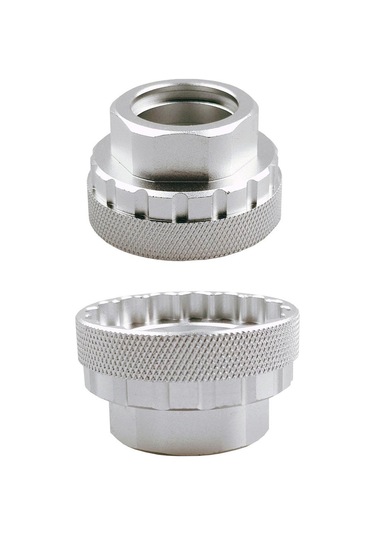 Suntek Shimano Için Bisiklet Alt Braket Kurulum Anahtarı Gümüş