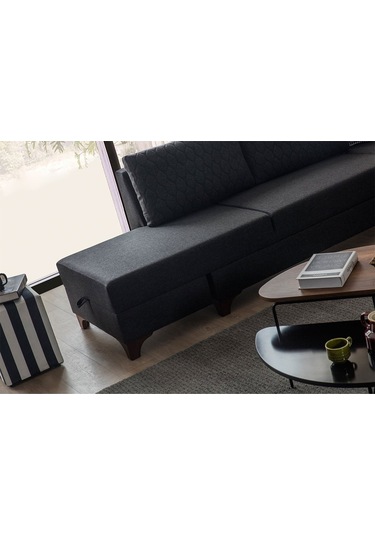 Eymense Loft Köşe Koltuk Takımı Antrasit Sol Köşe