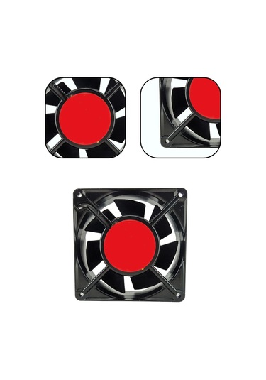 Homyl 12038 220 V Kasa Fanı Yüksek Gürültü 7 Bıçaklı