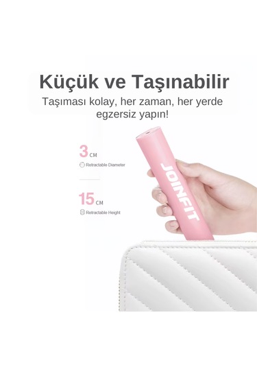 Joinfit Aerobik Ve Direnç Bandı 4'lü Set Pembe - Yeşil - Mavi - Gri