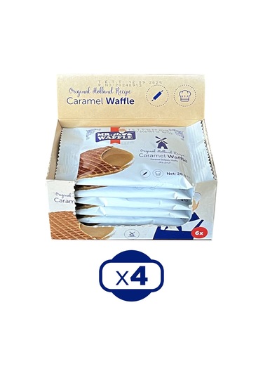 Mr.waffle Caramel Waffle 26 Gr 6 Lı Kutu X 4 Adet