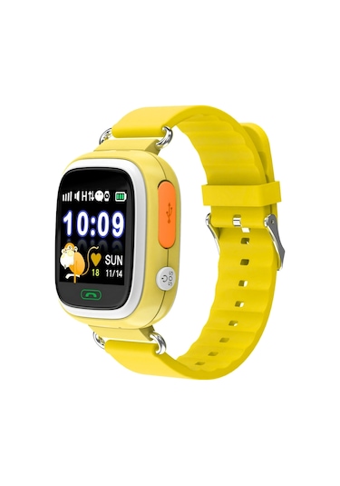 Zmsmart Akıllı Çocuk Takip Saati, Btk Kayıtlı Ve Orijinal 2 Yıl Garantili Sarı Sds001