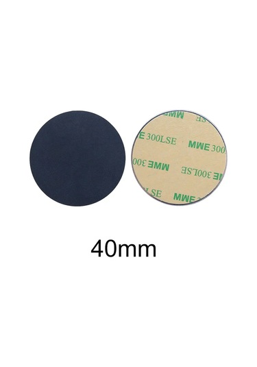 Goldenqian Jcd 10 Adet Siyah Manyetik Metal Plaka Araç Telefonu Tutucu Evrensel Sac Demir Disk Etiket Dağı Cep Telefonu Mıknatıs Standı 40mm 40mm