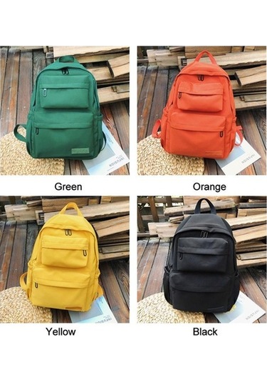 Ganzhoushop Yeni Su Sırt Sırt Seyahat Okul Kadınlar Kadın İçin İçin Gençler Geçirmez Çok Cepli Çantası Çantası Çantaları Black Uk Siyah