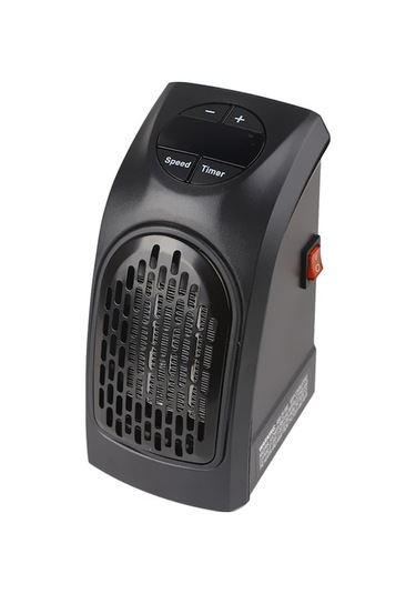 Ev Ve Ofis İçin Hızlı Isıtan Mini Elektronik Soba, 12 Saatlik Zamanlayıcı, Otomatik Kapatma, 270 Sq.ft. Kapasite, Avrupa Standartı 350w