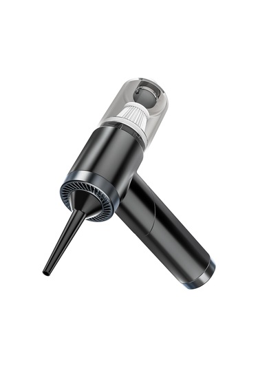 Mufunye Güçlü 6000pa Emişli Katlanabilir Araç İçi El Tipi Vakum Makinesi - Siyah Siyah