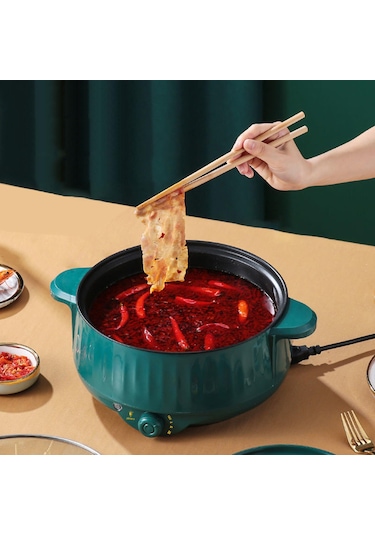 Suntek Makarna Yumurta Için Elektrikli Pişirme Pot Yeşil