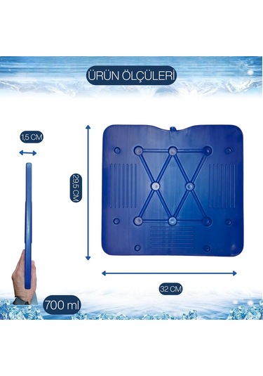 K-700 Buz Aküsü İce Pack Mavi
