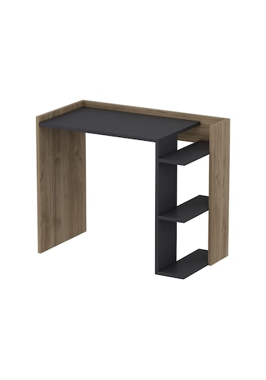 Ruby Çalışma Masası Antrasit Ceviz