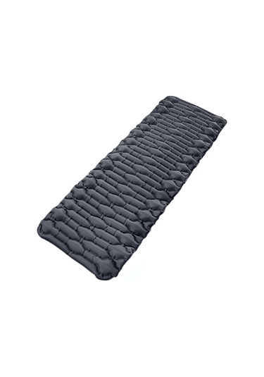 Gm-am20 Kamp Matı Şişme Uyku Matı Naylon+tpu Uyku Pedi Koyu Gri