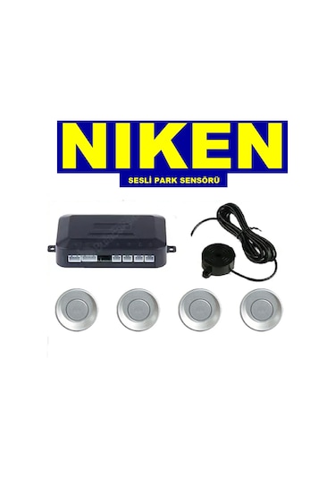 Park Sensörü Sesli Buzzerlı Bib Bib 4 Gözlü Siyah