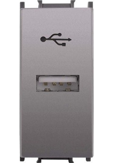 Viko Panasonic Modüler Antrasit Usb Konnektör Alt+kapak 1m - Wvtt14194an-tr