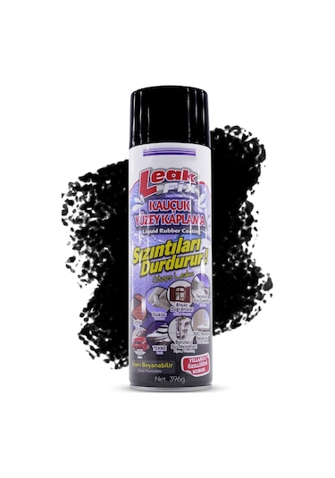 Leak Fix Siyah Su Yalıtım Spreyi Su Sızdırmazsprey Kauçuk Kaplama Sızıntı Durdurur