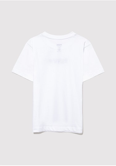 Mavi - Hav Baskılı Beyaz Çocuk Tişört 6610350-620 Beyaz