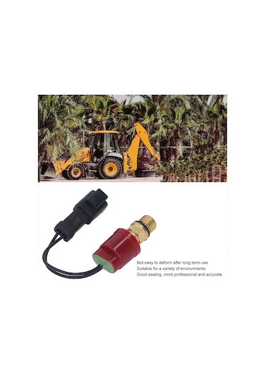 Reedark Jcb 3cx 4cx Kazıcıya Uygun 2 Pinlı Yağ Basınç Sensörü, Dayanıklı Kasa, Hassas Tespit, 332 J0670