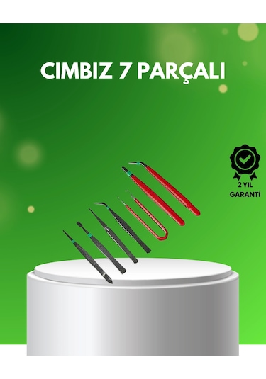 7 Parça Hassas Çelik Cımbız Seti Elektronik Ve Saat Tamiri İçin